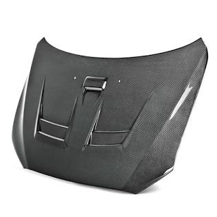 Seibon DV-Style Carbon Fiber Hood - 2008-2015 Mitsubishi Lancer EVO X