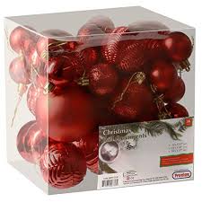 Each of these balls is available with magnet. Prextex Red Christmas Ball Ornaments For Christams Decorations 36 Pieces Xmas Tree Shatterproof Ornaments With Hanging Loop For Holiday And Party Deocation Combo Of 6 Styles In 3 Sizes Pricepulse