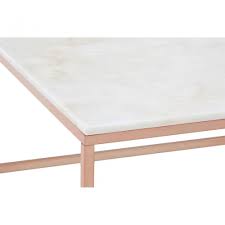 Due to natural marble, slight variations may occur. Enrich Square Rose Gold Coffee Table Marble Rose Gold Clanbay