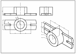 Teknik Resim Ornekleri Izometrik Cizimler Ve Gorunusleri Makine Egitimi Cizimler Resim Teknik