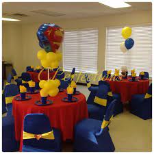 Superman Baby Shower Party Ideas Photo 7 Of 7 Superman Baby Shower Marvel Baby Shower Superhero Baby Shower