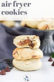 .in an air fryer, how to clean an air fryer, and other helpful tips for getting the most out of your air (it's also why a lot of cookie recipes tell you to rotate baking sheets from top to bottom and back to don't make these 10 air fryer mistakes. 5 Minute Chocolate Chip Air Fryer Cookies Perfect Texture