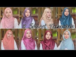 Cara pakai tudung bawal seperti shawl 2014. Cara Pakai Tudung Bawal Seperti Shawl Tutup Dada Muslimah Gaya Neelofa