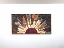 Wood Wall Art Edge Of The Day 3d 60x30 Wooden Etsy Wood Wall Art Wooden Wall Art Wood Wall