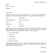 Ada beberapa point yang menjadi perhatian kita. Contoh Surat Lamaran Kerja Pabrik Ruang Sipil
