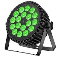 Ukfog 200W 18LED Par Faro Par LED Luce RGBW + DMX8CH Luci per Feste  Stroboscopica Modalità Attiva LED Faretto da Palcoscenico Luce da Discoteca  per ...