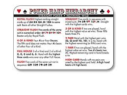 printable chart of poker hands online casino portal