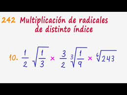 Algebra de baldor indice : Algebra De Baldor Ejercicio 242 10 Multiplicacion De Radicales De Distinto Indice Youtube