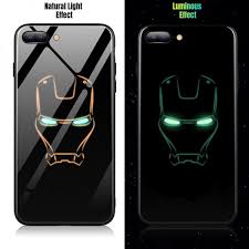Iphone 7 Light Up Case Marvel Iron Man Mobile Phone Cover