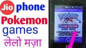 Jio Phone Pokemon Game Download Jio Phone New Update Today How To Play Pokemon Game In Jio Phone Youtube