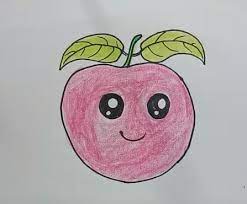 How to draw anime apple. How To Draw A Cute Apple Step By Step For Kids