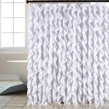 Waterfall Shabby Chic Ruffled Fabric Shower Curtain White Click Image To Review Shabby Chic Bathroom White Ruffle Shower Curtain Shabby Chic Shower Curtain