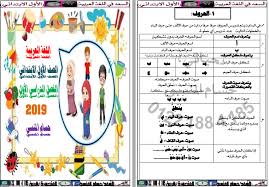 ملزمة لغة عربية للصف الأول الإبتدائي الترم الثاني 2021