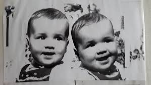 Christmas 1962. I'm the twin