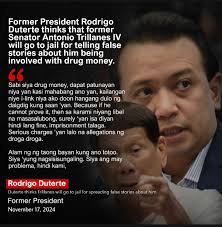 Fariñas is threatening to file an ethics case against Cong. Alejano for  doing what is right yet vigorously defending the corrupt and murdering ways  of his mob boss, Duterte," Trillanes said in