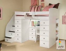 غرف نوم اطفال دورين للبنات Kids Loft Beds Twin Loft Bed Bed With Desk Underneath