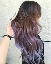 Perfect Brown To Purple Fade Hair Styles Balayage Hair Long Hair Styles