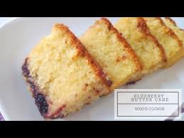 Kek rebus blueberry mudah dibuat dengan blueberries segar dan topping gula perang. Kek Butter Blueberry Mudah Dan Sedap Blueberry Butter Cake Recipe Youtube