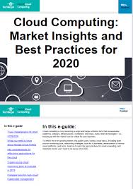 That's up from around $97 billion in 2019. Cloud Computing Market Insights And Best Practices For 2020 Techprospect