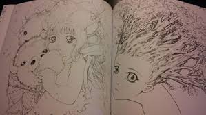 Pop manga coloring book finished pages. Pop Manga Coloring Book A Surreal Journey Through A Cute Curious Bizarre And Beautiful World By Camilla D Errico