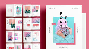 Kerry kenneally / graphic designer. A Fashionable Pink Portfolio Template For Adobe Indesign