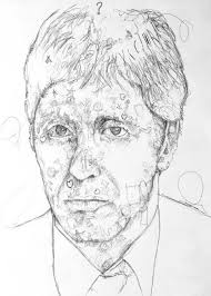 Black And White Scarface Sketch Scarface With Images Scarface Custom Portraits Amazing Art