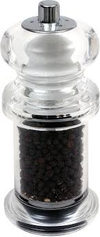 Small manual plastic pepper mill with pepper grinder and salt shaker. Combination Pepper Grinder Salt Shaker Licensed Trade Supplies