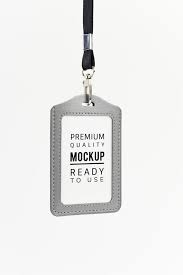 Download Id Holder Mockup For Free Business Card Psd White Business Card Design Card Holder