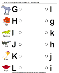 Download free printable kindergarten worksheet. Download And Print Turtle Diary 39 S Draw Line To Match Letters G To I Works Alphabet Worksheets Kindergarten Tracing Worksheets Preschool Alphabet Worksheets