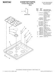 _custom cut to perfectly fit your stove! Maytag Mgr6875adb Gas Double Oven Range Parts List Pdf Download Manualslib