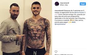 Mauro icardi is a fantastic striker, one of the best in europe. Inter Maxi Tatuaggio Di Icardi Dedicato Alle Figlie Sky Sport
