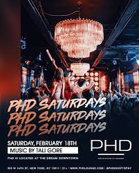 2/18/23 - Tali Gore - PHD Saturday - PHD Lounge New York - Tao Group  Hospitality