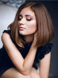 New Hairstyles Charming Custom Bob Straight Glueless Full Lace Wig 100 Human Hair 12 Inches Hair Without Bangs Hair Styles Medium Hair Styles