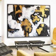 Check spelling or type a new query. Oversized Canvas Wall Art Abstract Black And White Art Gold Painting Trend Gallery Art Original Abstract Paintings