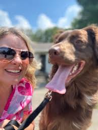 The dog I got for my anxiety has anxiety 🤦🏾‍♀️ now we both need a dog