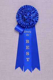Best Blue Ribbon Rosette Award Derby Award Derby Shower Etsy Blue Ribbon Ribbon Rosettes Rosettes