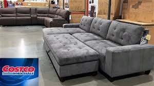 The most common folding futon couch material is cotton. Costco Furniture Sofas Chairs Armchairs Home Decor Shop With Me Shopping Store Walk Through 4k Youtube