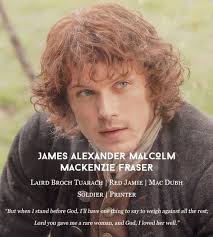 Sam Heughan stars as Jamie MacKenzie Fraser in The Outlander (STARZ 2014-)