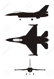 Free vector silhouettes for commercial use in.svg and.png format with a transparent background. Silhouette Illustration Of Jet Fighter F 16 Royalty Free Cliparts Vectors And Stock Illustration Image 2767310