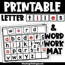 printable letter tiles teaching resources teachers pay teachers