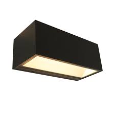 Enjoy free shipping & browse our great selection of outdoor our selection includes a great list of exterior lighting styles from antique to modern lighting. Black Outdoor Wall Light Cailey Aluminium Modern 10w 3000k Warm White Integrated Led Extra Wide Lampgiant Ie