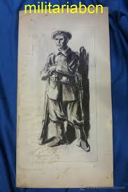 Guerras por la independencia nacional. Dibujo Original En Tinta De Un Combatiente Moro Comprar Propaganda Militar Y Documentos Militares En Todocoleccion 51736430