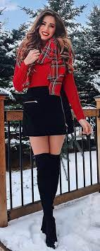 10 Magical Winter Outfits To Wear Asap Black Skirt Youroutfitideas Com Outfit Fashion Styl Winter Skirt Fashion Fitness Fashion Outfits Outfits Invierno