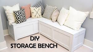 With the banquette complete and our kitchen recently updated with painted cabinets new silestone countertops and a subway tile backsplash i decided the rest of online shopping from a great selection at home kitchen store. Kitchen Nook Storage Bench Diy Paul Tran Diy
