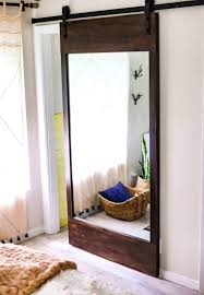 We are houston's best source for discount castle doors. Diy Project Rustic Sliding Barn Door Full Length Mirror Swift Wellness