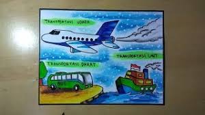 Download now hubungkan transportasi udara guru bumi. Cara Menggambar Alat Transportasi Youtube