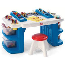Crayola Creativity Play Station Kids 3 Piece Arts And Crafts Table And Stool Set Kids Activity Table Activity Table Kids Art Table