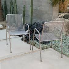 Outdoor Coral Coast Sanders Steel Mesh Patio Dining Chair Gl3s 7099 10 Durable Patio Dining Patio Dining Chairs Outdoor Dining Chairs