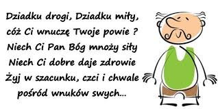 Wesołe słońce wesoło patrzy i ciepły uśmiech posyła babci. Zyczenia Na Dzien Dziadka Dziadku Drogi Dziadku Mily Xdpedia 29928