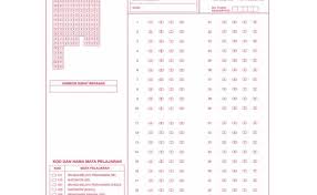 Jawapan disediakan sebagai rujukan para guru. A4 Kertas Jawapan Upsr Objective Sheet Omr 480sheets Cute766